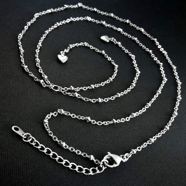 Ladys Gift jewelry Adjustable necklace silver tone stainless steel Chain Prevent allergy for Lady girl women n367
Ladys Gift jewelry Adjustable necklace silver tone stainless steel Chain Prevent allergy for Lady girl women n367