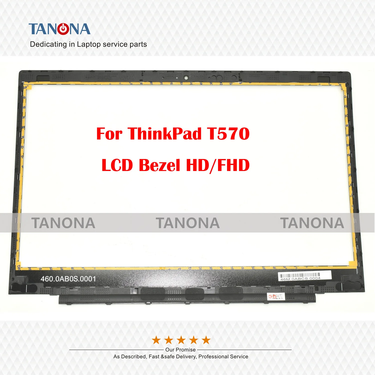 Оригинальный Новый 01ER036 черный для Lenovo ThinkPad T570 LCD Безель экран передняя крышка CAM