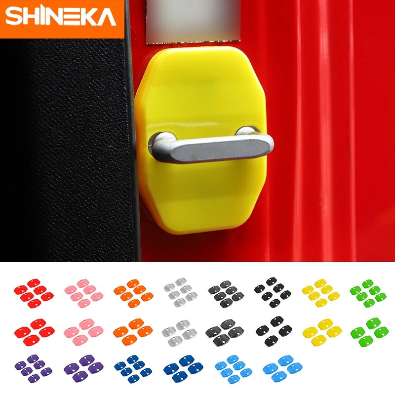 SHINEKA ABS Car Door Lock Buckle Decoration Cover Anti-Corrosion 2/4-Door Protective Accessories For Jeep Wrangler JK 2007-2017
SHINEKA ABS Car Door Lock Buckle Decoration Cover Anti-Corrosion 2/4-Door Protective Accessories For Jeep Wrangler JK 2007-2017