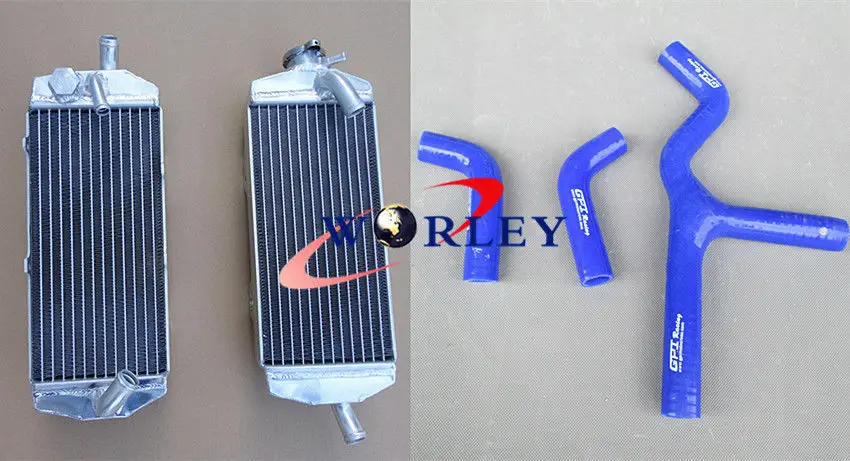 For 450SX 525SX 2003-2006 03 04 05 06 Aluminum Motorcycle Radiator&Silicone Hose 450 Blue
For 450SX 525SX 2003-2006 03 04 05 06 Aluminum Motorcycle Radiator&Silicone Hose 450 Blue