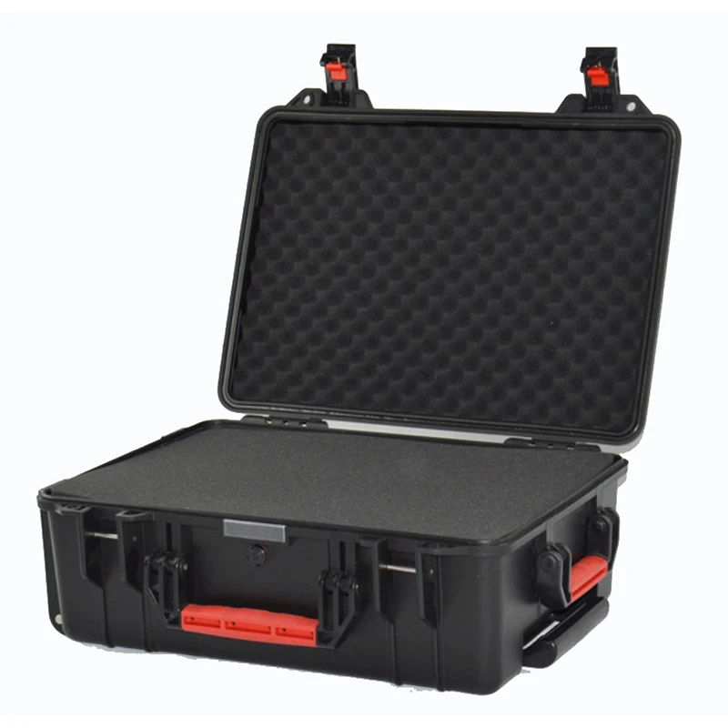 waterproof protective Draw bar box tool case with pre-cut foam trolley box for Precious Equipment shipping case
waterproof protective Draw bar box tool case with pre-cut foam trolley box for Precious Equipment shipping case