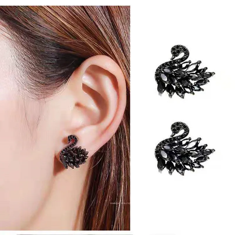 Sucao White Black Full Rhinestones Hoop Earrings Velvet Swan Cloth Round Geometric Earrings For Women Statement Jewelrywholesale
Sucao White Black Full Rhinestones Hoop Earrings Velvet Swan Cloth Round Geometric Earrings For Women Statement Jewelrywholesale