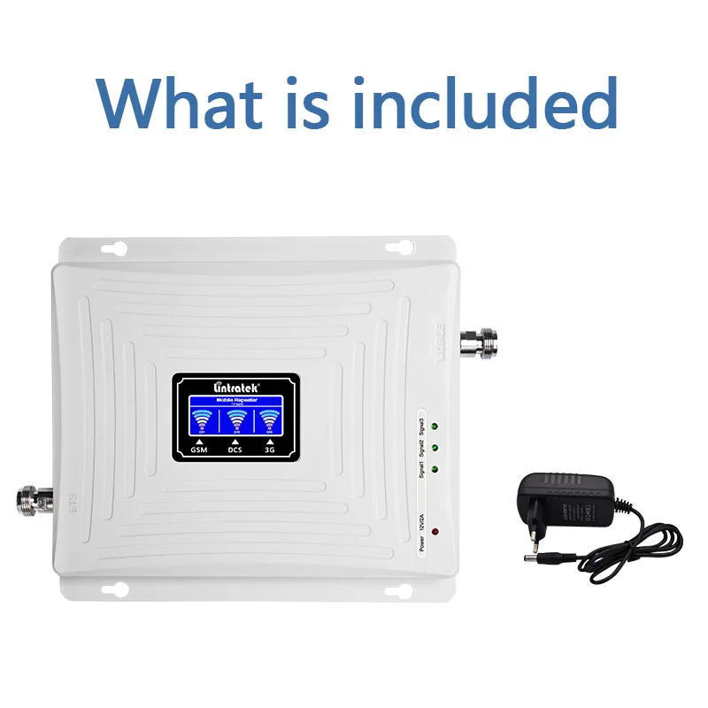 Lintratek Repeater GSM 2G 3G 4G Signal Booster GSM 900 3G 2100 4G 1800 Amplifier Repeater 900 1800 2100Mhz Tri Band Ampli
Lintratek Repeater GSM 2G 3G 4G Signal Booster GSM 900 3G 2100 4G 1800 Amplifier Repeater 900 1800 2100Mhz Tri Band Ampli