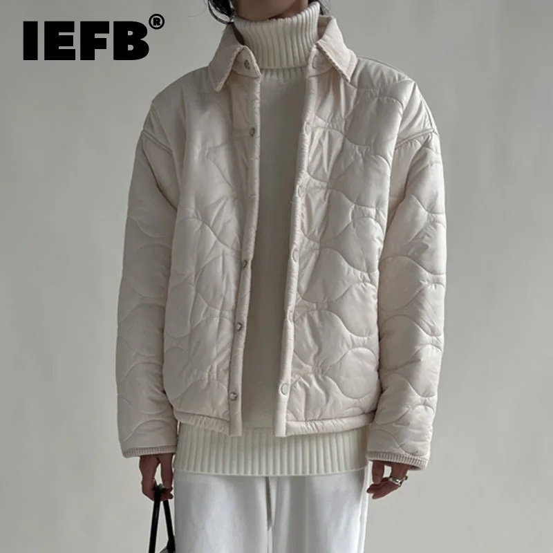 IEFB fashion autumn winter men's solid color shirt collar spliced cotton jacket men's new loose single breasted coat tide 2021
IEFB fashion autumn winter men's solid color shirt collar spliced cotton jacket men's new loose single breasted coat tide 2021