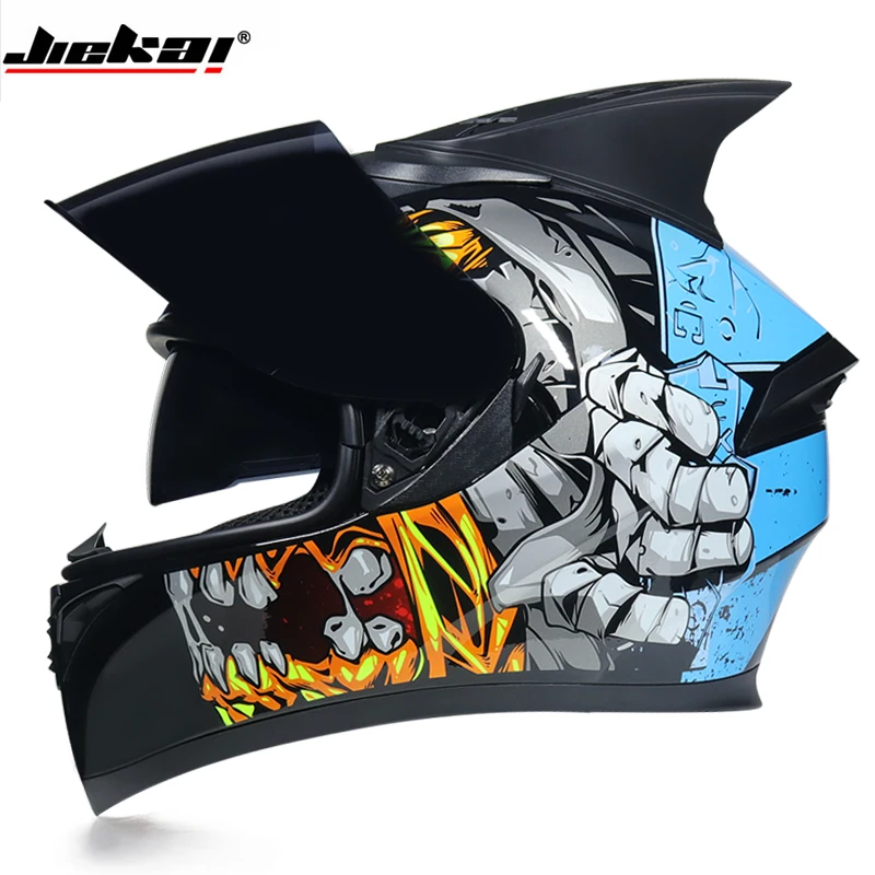 Motorcycle helmet, fashionable racing helmet, full face motorcycle helmet, dual lens
Motorcycle helmet, fashionable racing helmet, full face motorcycle helmet, dual lens