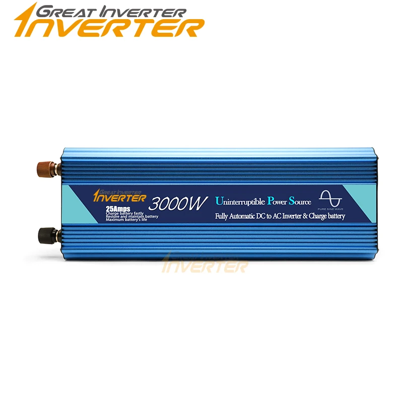 Home, Office use On-off grid 3000W 12V/20A 24V/10A 48V8A DC TO AC pure sine wave Charge inverter Charge Controller 220vac 110vac
Home, Office use On-off grid 3000W 12V/20A 24V/10A 48V8A DC TO AC pure sine wave Charge inverter Charge Controller 220vac 110vac