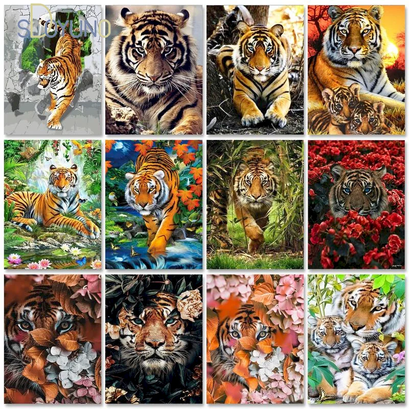 SDOYUNO Acrylic Paint By Numbers DIY Unframe Handmade Gift Oil Painting By Numbers On Canvas Kits Tiger Wall Art Acrylic Paint
SDOYUNO Acrylic Paint By Numbers DIY Unframe Handmade Gift Oil Painting By Numbers On Canvas Kits Tiger Wall Art Acrylic Paint