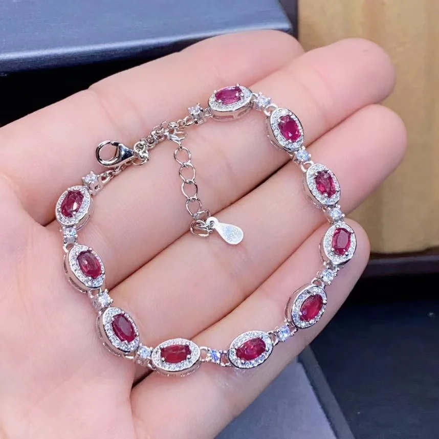 Natural and Real ruby bracelet Free shipping Natural and real ruby Chain bracelet 925 sterling silver
Natural and Real ruby bracelet Free shipping Natural and real ruby Chain bracelet 925 sterling silver