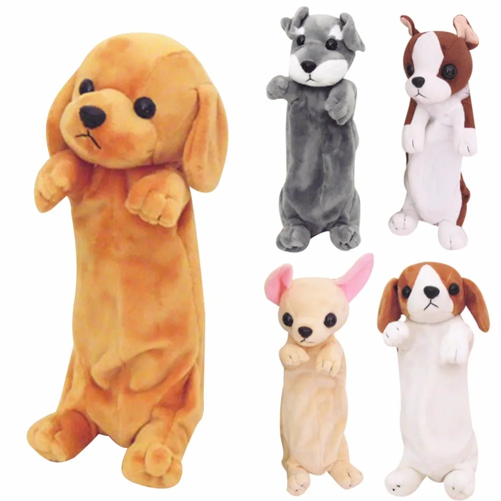 New Kawaii Novelty Simulation 5 Style Cute Dogs Pencil Case Soft Plush School Stationery Pen Bag Gift for Girl Boy Students
New Kawaii Novelty Simulation 5 Style Cute Dogs Pencil Case Soft Plush School Stationery Pen Bag Gift for Girl Boy Students