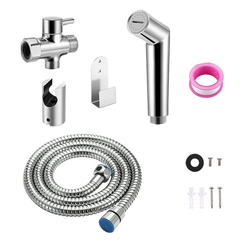 Bidet Sprayer Set for Toilet Handheld Cloth Diaper Sprayer Bathroom Sprayer Kit Shower Sprayer Spray Attachment Hose
Bidet Sprayer Set for Toilet Handheld Cloth Diaper Sprayer Bathroom Sprayer Kit Shower Sprayer Spray Attachment Hose