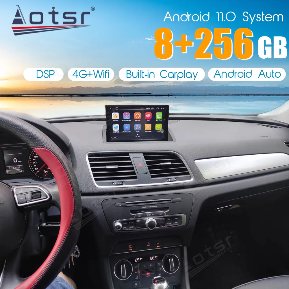 8+256GB Car Multimedia DVD Player For AUDI Q3 A1 2013-2018 Android Radio GPS Navig Stereo Head Unit Carplay
8+256GB Car Multimedia DVD Player For AUDI Q3 A1 2013-2018 Android Radio GPS Navig Stereo Head Unit Carplay