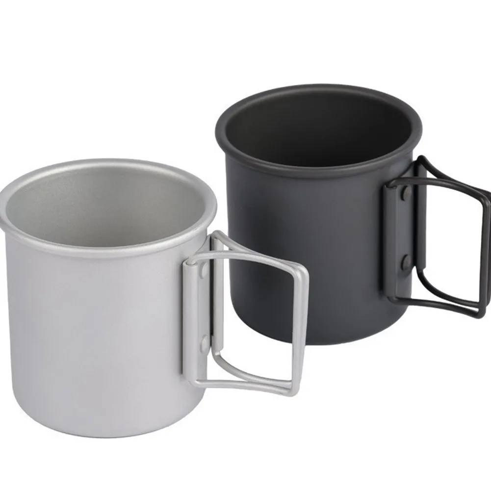 1pc Portable Camping Mug Cup With Folding Handles Aluminum Alloy Outdoor Hiking Travel Picnic Water Mug Silver Black
1pc Portable Camping Mug Cup With Folding Handles Aluminum Alloy Outdoor Hiking Travel Picnic Water Mug Silver Black