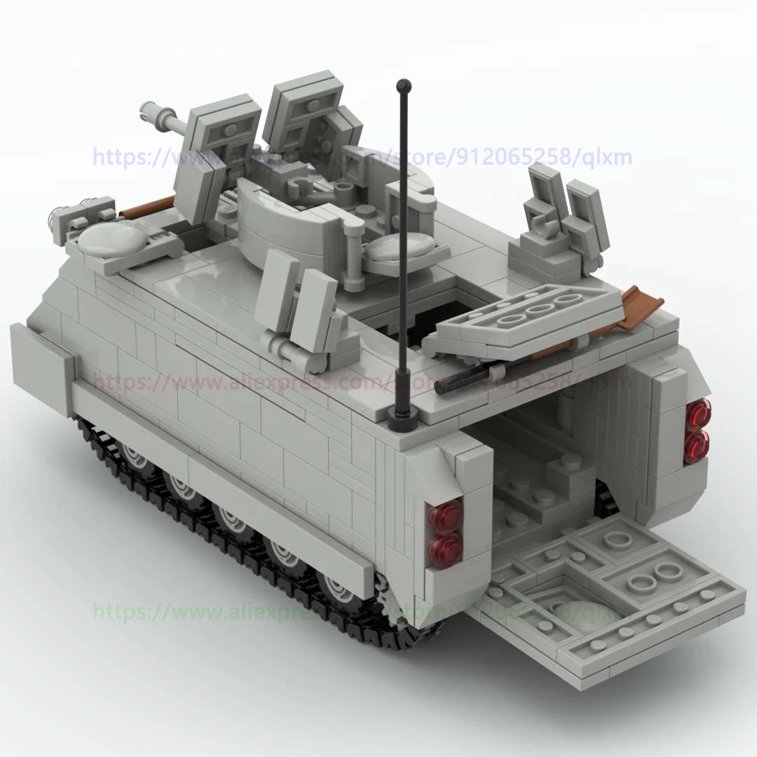 Military Weapons M113 Gavin ACAV Armored cavalry assault vehicle or Army Soldier Figures Bricks Building Blocks Toy 562pcs
Military Weapons M113 Gavin ACAV Armored cavalry assault vehicle or Army Soldier Figures Bricks Building Blocks Toy 562pcs