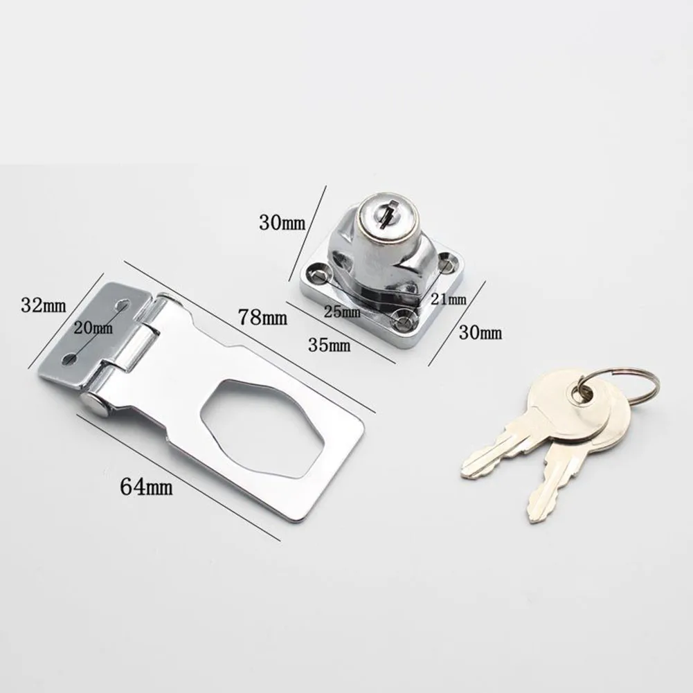 1Piece Locking Hasp And Staple With Keys Padlock Cupboard Shed Garage Lock Drawer Lock Home Lock Pick Set Hardware Accessories
1Piece Locking Hasp And Staple With Keys Padlock Cupboard Shed Garage Lock Drawer Lock Home Lock Pick Set Hardware Accessories