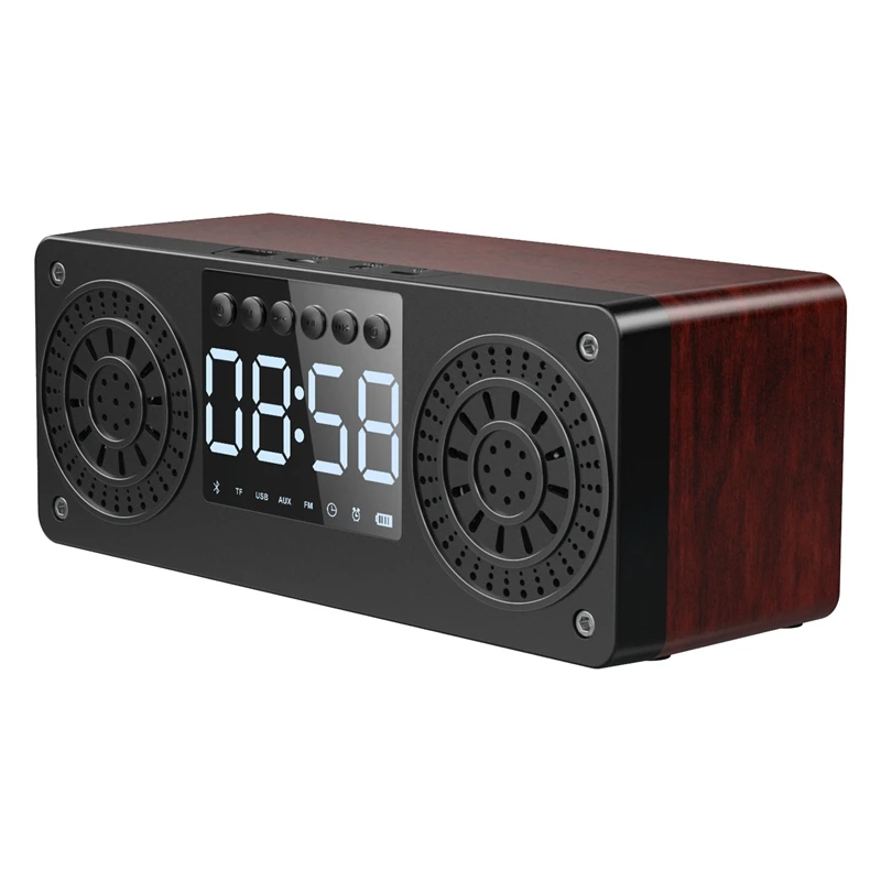 Stereo Subwoofer Bluetooth Speaker FM Radio Portable Speakers Mp3 Play Super Bass Loudspeaker Computer Column Brown
Stereo Subwoofer Bluetooth Speaker FM Radio Portable Speakers Mp3 Play Super Bass Loudspeaker Computer Column Brown