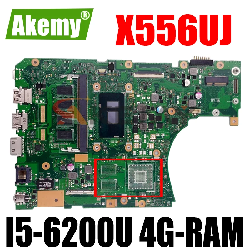Новинка! X556UJ REV2.0 материнская плата для ноутбука For Asus VivoBook X556UA X556UAM X556UAK X556UV оригинальная материнская плата 4G-RAM I5-6200U DDR3 
Новинка! X556UJ REV2.0 материнская плата для ноутбука For Asus VivoBook X556UA X556UAM X556UAK X556UV оригинальная материнская плата 4G-RAM I5-6200U DDR3
