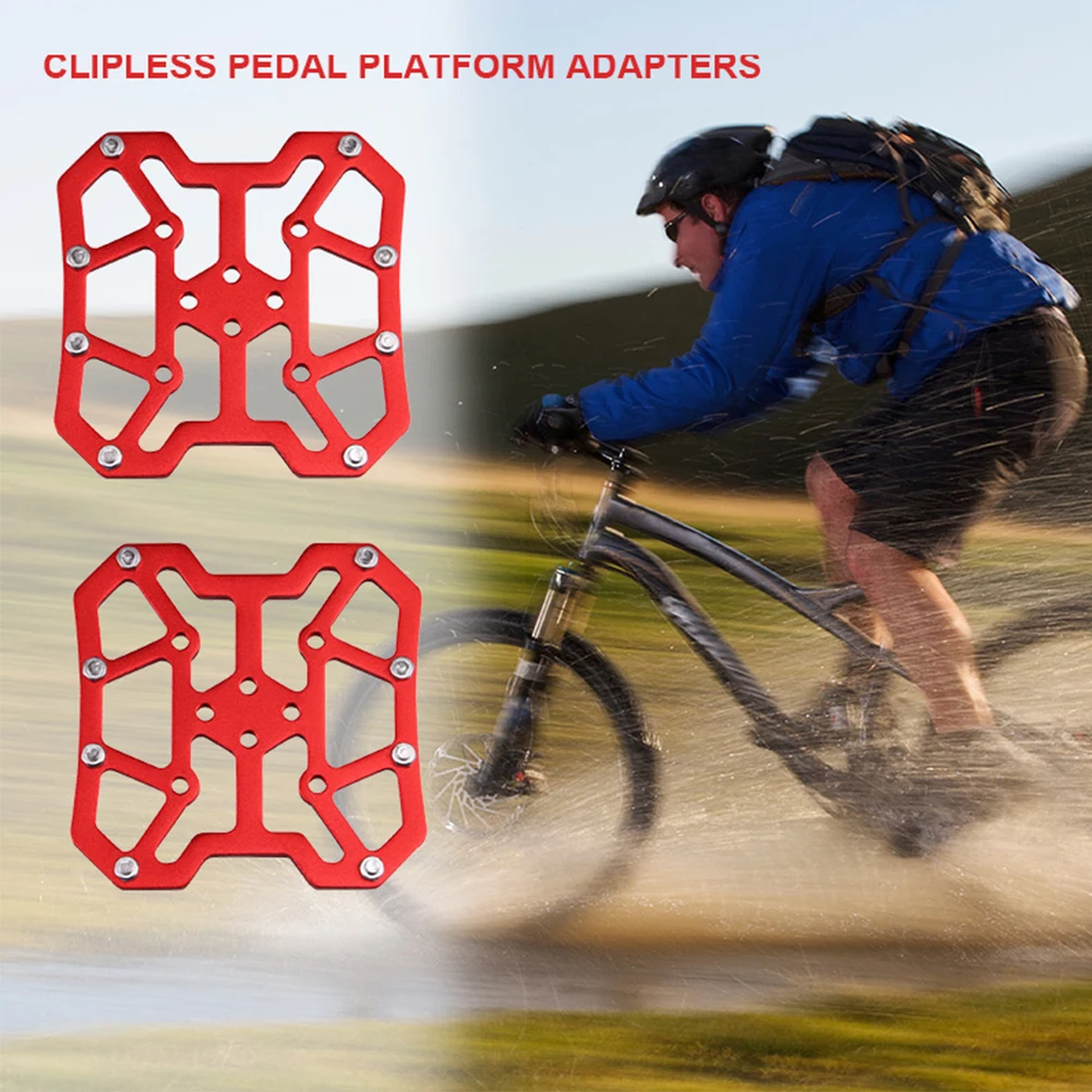 2pcs Aluminum Alloy Bike Clipless Pedal Platform Adapters Durable SPD KEO Pedals MTB Road Bicycle Accessories
2pcs Aluminum Alloy Bike Clipless Pedal Platform Adapters Durable SPD KEO Pedals MTB Road Bicycle Accessories