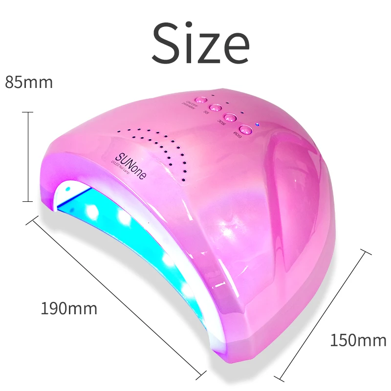 24W/48W 4Gears 30Lamp Beads UV Nail Polish Dryer Light Sun UV Led Nail Lamp Electroplating Colorful Nail Phototherapy Machine
24W/48W 4Gears 30Lamp Beads UV Nail Polish Dryer Light Sun UV Led Nail Lamp Electroplating Colorful Nail Phototherapy Machine