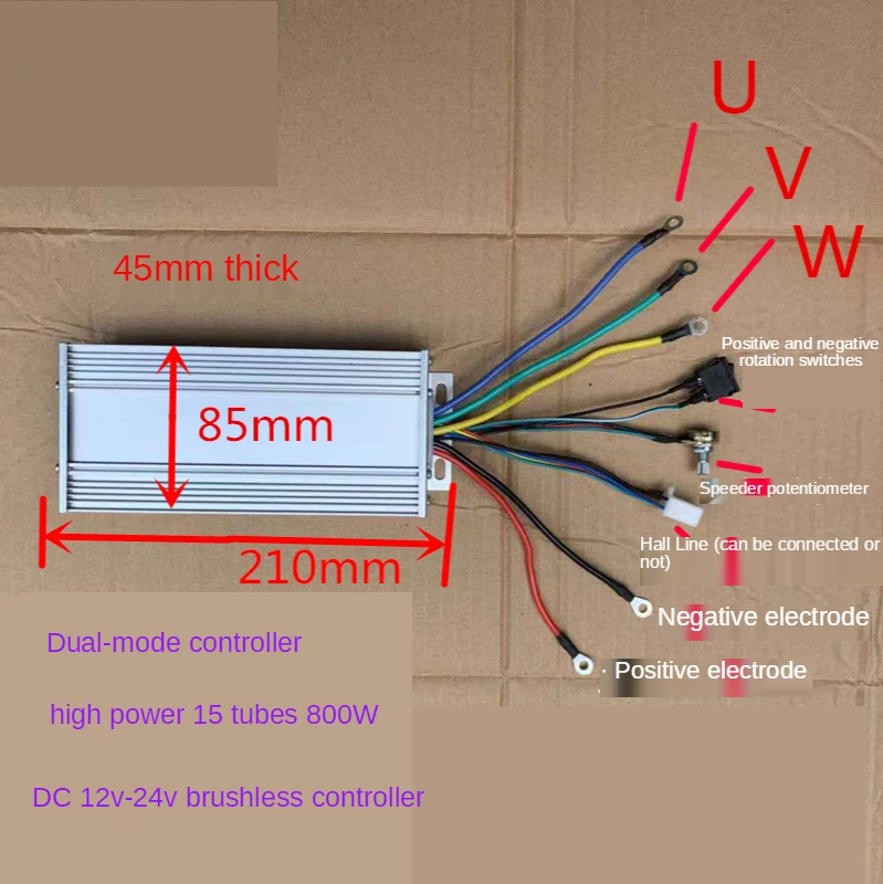 DC12V-24V 800W 40A регулятор бесщеточного двигателя с высоким уровнем Мощность бесщеточный мотор драйвер
DC12V-24V 800W 40A регулятор бесщеточного двигателя с высоким уровнем Мощность бесщеточный мотор драйвер