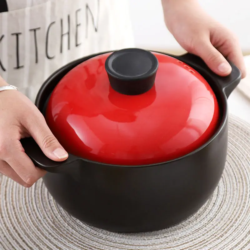 Casserole Stew Pot High Temperature Resistant Soup Pot Ceramic Casserole Pot Clay Pot Household Gas Gas Casserole Soup Pot
Casserole Stew Pot High Temperature Resistant Soup Pot Ceramic Casserole Pot Clay Pot Household Gas Gas Casserole Soup Pot