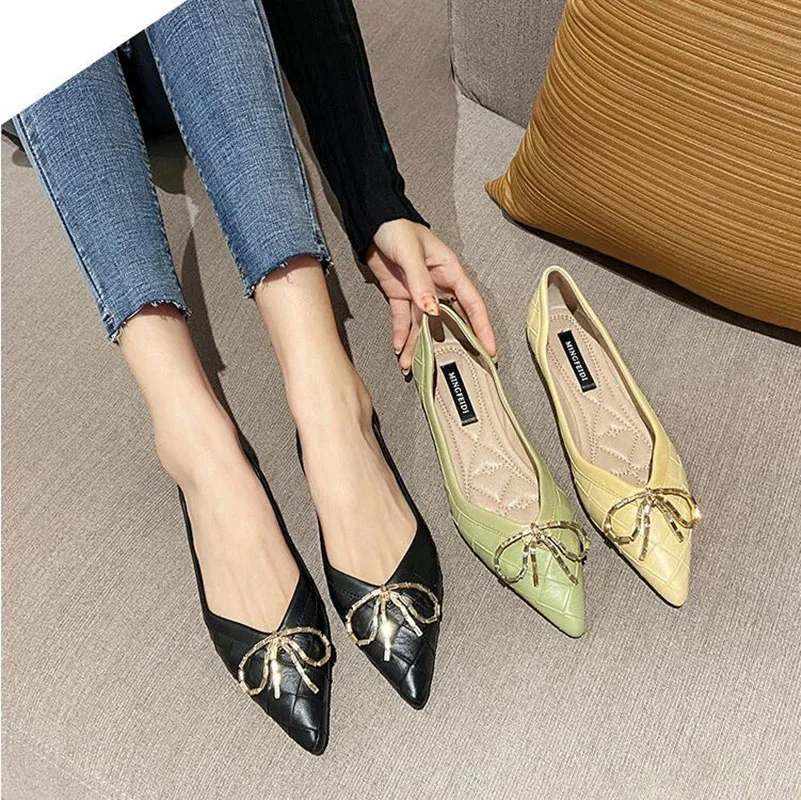 35-43 Flat Shoes Women Sweet Flats Shallow Women Boat Shoes Slip On Ladies Pointed Toe Bow Loafers Spring PU Women Flats black
35-43 Flat Shoes Women Sweet Flats Shallow Women Boat Shoes Slip On Ladies Pointed Toe Bow Loafers Spring PU Women Flats black
