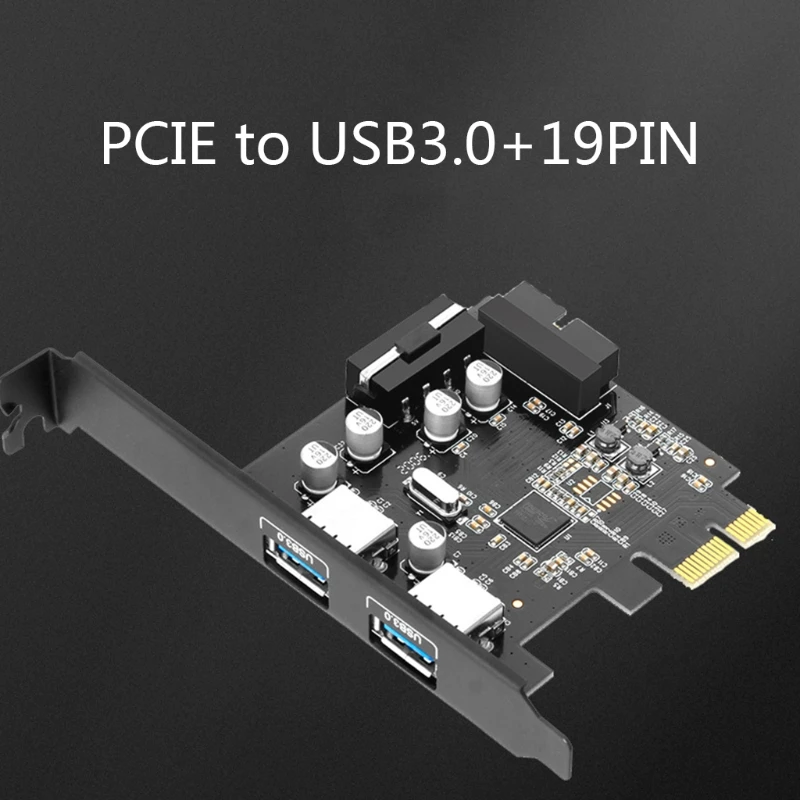 PCI-E-2 порта USB 3,0 адаптер супер быстрая PCI Экспресс плата расширения с внутренним 19-контактным разъемом для Windows Mac Pro
PCI-E-2 порта USB 3,0 адаптер супер быстрая PCI Экспресс плата расширения с внутренним 19-контактным разъемом для Windows Mac Pro