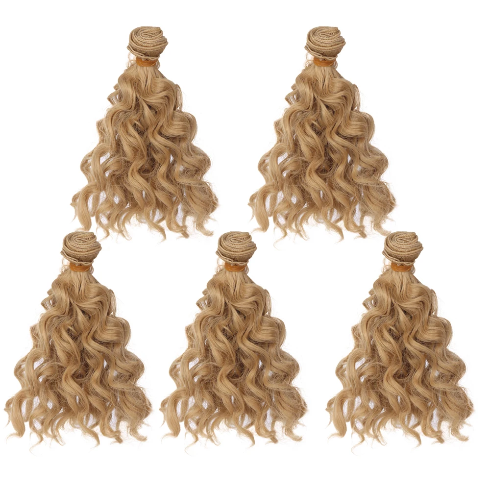 5PCS Doll Wig DIY Doll Accessories Straight Curly Synthetic Fiber Wig Long Hair High Temperature Fashion Imitation Wool Roll Dol
5PCS Doll Wig DIY Doll Accessories Straight Curly Synthetic Fiber Wig Long Hair High Temperature Fashion Imitation Wool Roll Dol