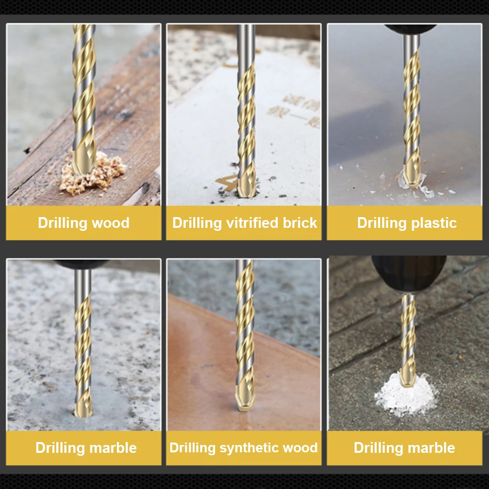 5-12mm Triangle Drill Bit Twist Drill Head Multi Purpose Ceramic Wall Glass Cement Hole Opener Stone Cutter Nail Metal Drill
5-12mm Triangle Drill Bit Twist Drill Head Multi Purpose Ceramic Wall Glass Cement Hole Opener Stone Cutter Nail Metal Drill