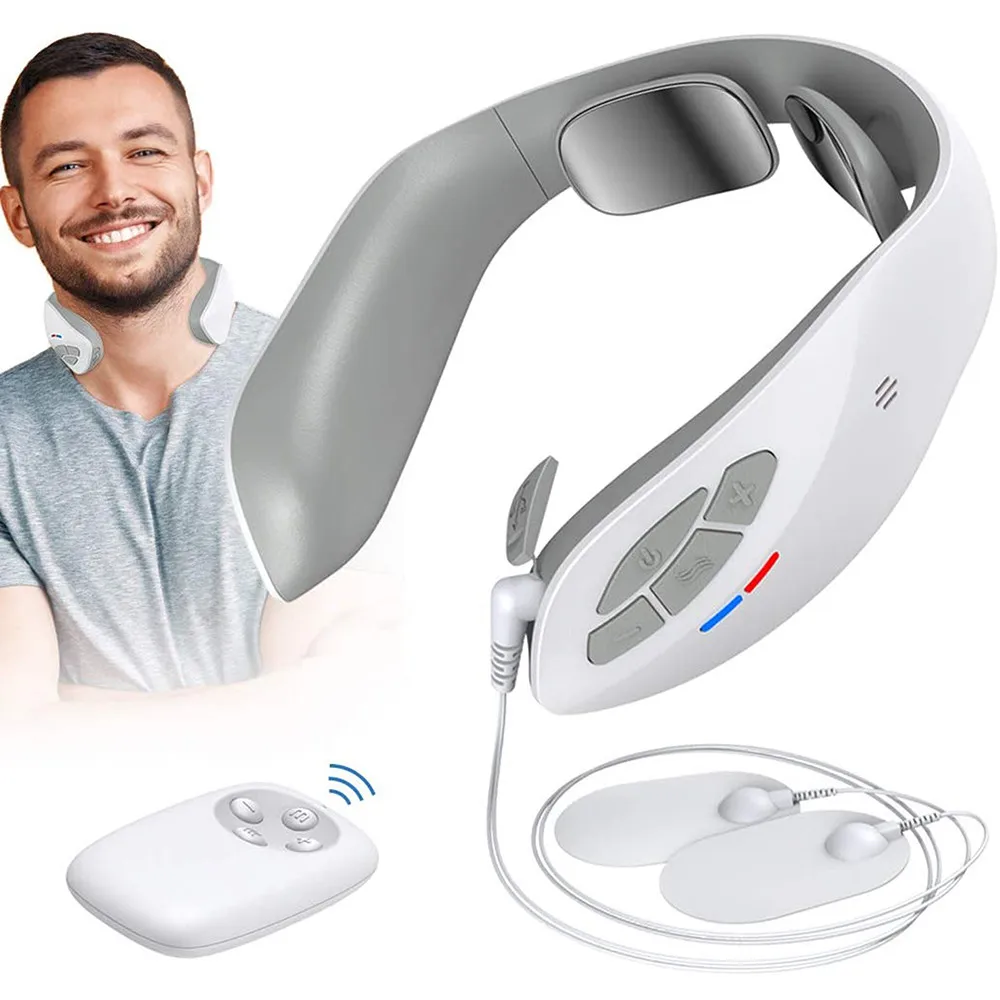 Smart Neck Shoulder Pulse Massager 4 Modes 16 Levels Heat Deep Tissue Relax Portable Cordless With Remote Control
Smart Neck Shoulder Pulse Massager 4 Modes 16 Levels Heat Deep Tissue Relax Portable Cordless With Remote Control