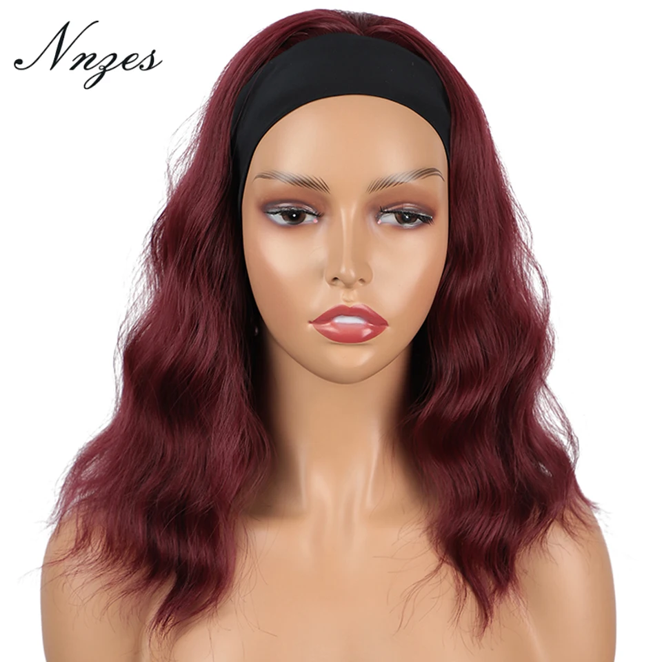 NNZES Red Water Wave Synthetic Wigs With Headbands Dark Brown Light Brown Natural Daily Use Heandband Wig for Black Women
NNZES Red Water Wave Synthetic Wigs With Headbands Dark Brown Light Brown Natural Daily Use Heandband Wig for Black Women