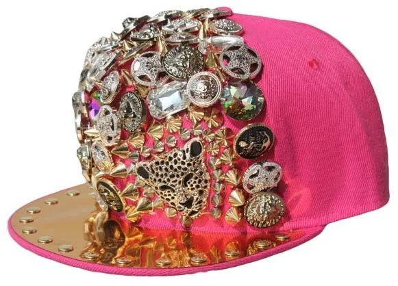 Punk rivet leopard head sewn baseball cap men ladies hip-hop cap b-boy flat brim cap
Punk rivet leopard head sewn baseball cap men ladies hip-hop cap b-boy flat brim cap