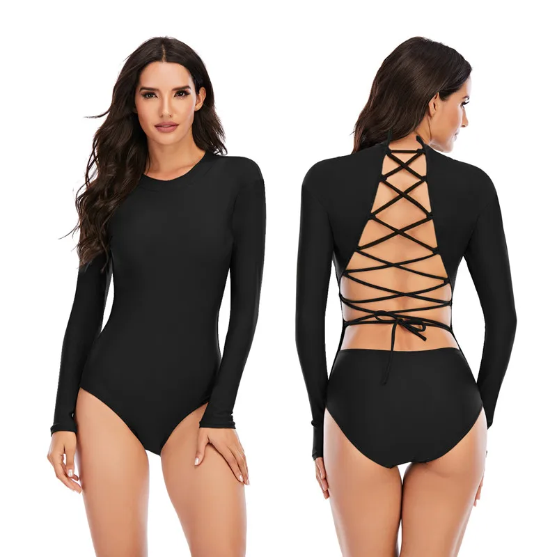 2020 One Piece Long-sleeved Surf Suit Sunscreen Women Swimsuit Hot Spring Diving Suit Sexy Swimsuit Beachwear Sexy Swimming Suit
2020 One Piece Long-sleeved Surf Suit Sunscreen Women Swimsuit Hot Spring Diving Suit Sexy Swimsuit Beachwear Sexy Swimming Suit