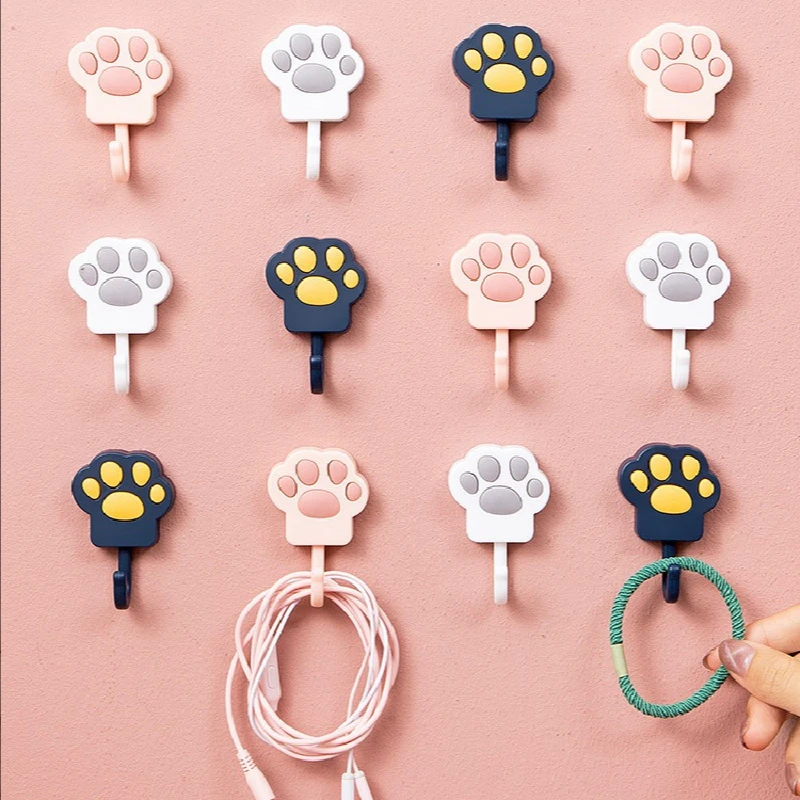 Cartoon cat claw hook strong viscose hook traceless cute stick hook hole free wall stick hook bathroom dormitory girl
Cartoon cat claw hook strong viscose hook traceless cute stick hook hole free wall stick hook bathroom dormitory girl