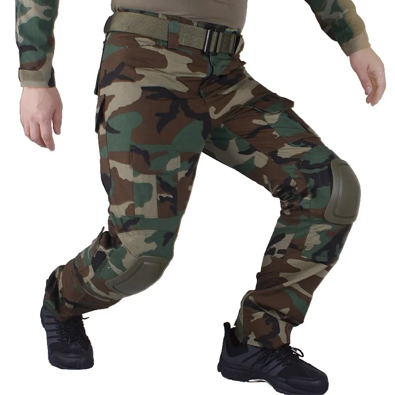 Woodland Camouflage Combat Pants Hunting Trousers Men Cargo BDU Pants Military Army Camo Airsoft Tactical Pants With Knee Pads
Woodland Camouflage Combat Pants Hunting Trousers Men Cargo BDU Pants Military Army Camo Airsoft Tactical Pants With Knee Pads