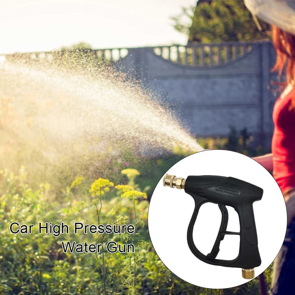 Pure Valve 1/4"High Pressure Washer Gun Soap Foam Spray Sprayer Quick Disconnect Fitting Water Gun Garden Watering Car Washing
Pure Valve 1/4"High Pressure Washer Gun Soap Foam Spray Sprayer Quick Disconnect Fitting Water Gun Garden Watering Car Washing