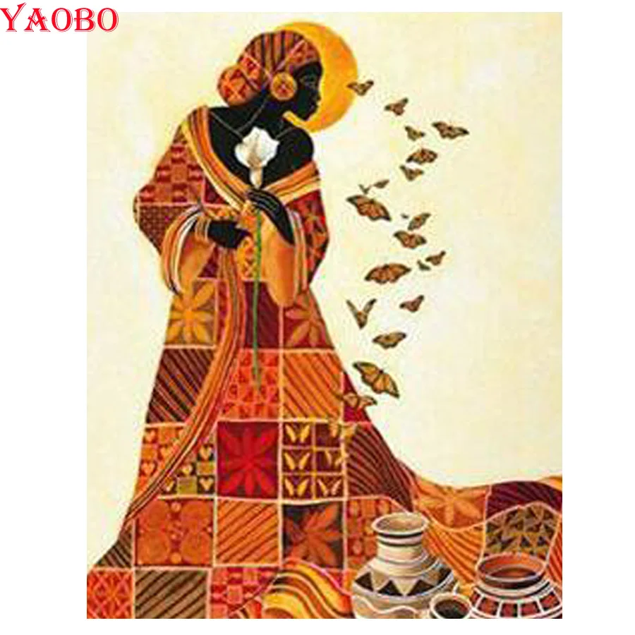 African women diy Diamond Painting cross stitch 5D diamond mosaic full square drill diamond embroidery girl room decor
African women diy Diamond Painting cross stitch 5D diamond mosaic full square drill diamond embroidery girl room decor