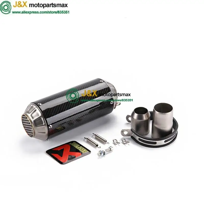Universal Motorcycle Slip-On Exhaust Muffler Carbon Fiber Exhaust for all motorbike 200~600CC
Universal Motorcycle Slip-On Exhaust Muffler Carbon Fiber Exhaust for all motorbike 200~600CC