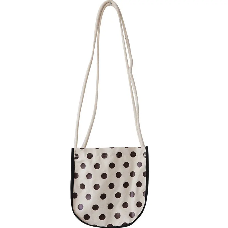 New Women's Canvas Messenger Bag Girls Korean Retro Polka Dot Printing Shoulder Bag Student Fashion Large-capacity School Bag
New Women's Canvas Messenger Bag Girls Korean Retro Polka Dot Printing Shoulder Bag Student Fashion Large-capacity School Bag