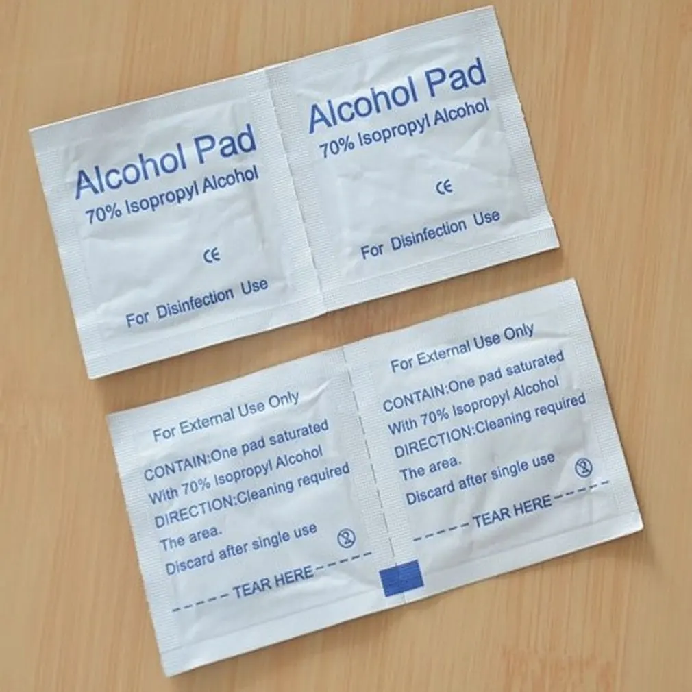 100Pcs/Box Portable Universal Alcohol Pads For Disinfection Use Hospital Household Travel Outdoor First Aid Accessory
100Pcs/Box Portable Universal Alcohol Pads For Disinfection Use Hospital Household Travel Outdoor First Aid Accessory