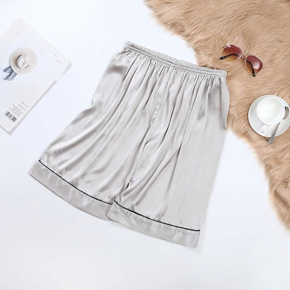 Mans Ice Silk Pajamas Man Sleepwear Men's Thin Elastic Waist Panties Mans Solid Loose BoxerShorts Man Casual Homewear
Mans Ice Silk Pajamas Man Sleepwear Men's Thin Elastic Waist Panties Mans Solid Loose BoxerShorts Man Casual Homewear