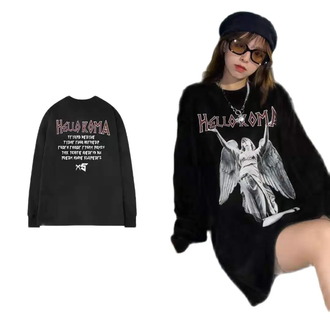 CCZXLY High street American retro long sleeve, high street men and women lovers, high street American retro, long sleeve sweate
CCZXLY High street American retro long sleeve, high street men and women lovers, high street American retro, long sleeve sweate