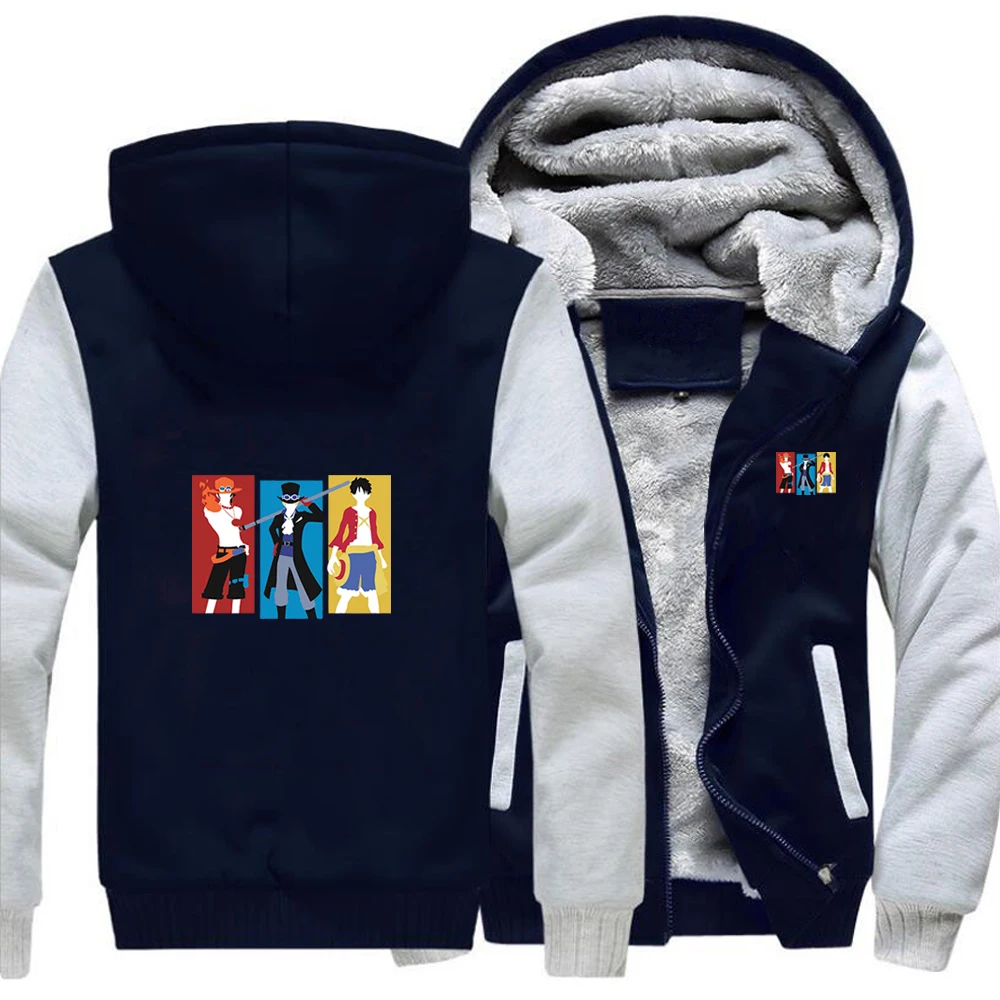 One Piece Japanese Anime Luffy Ace Sanji Casual Outdoor Hoodies Coat Men Printed Street Sweatshirt Winter Warm Thick Jackets
One Piece Japanese Anime Luffy Ace Sanji Casual Outdoor Hoodies Coat Men Printed Street Sweatshirt Winter Warm Thick Jackets