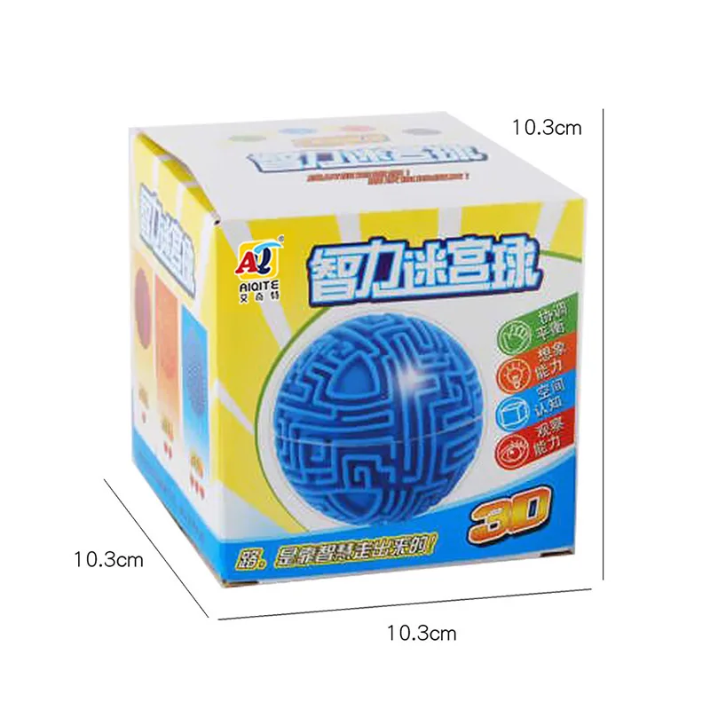 3D Kids and Adults Nice Gift 1Pcs Learning Developing Toy Plastic Educational Toys 4Colors Intelligence Maze Ball Puzzle Game
3D Kids and Adults Nice Gift 1Pcs Learning Developing Toy Plastic Educational Toys 4Colors Intelligence Maze Ball Puzzle Game