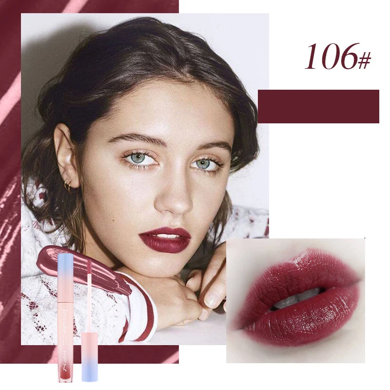 Waterproof Long Lasting Matte Lipgloss Liquid Lipstick Moisturizing Beauty Makeup Cosmetics SSwell
Waterproof Long Lasting Matte Lipgloss Liquid Lipstick Moisturizing Beauty Makeup Cosmetics SSwell