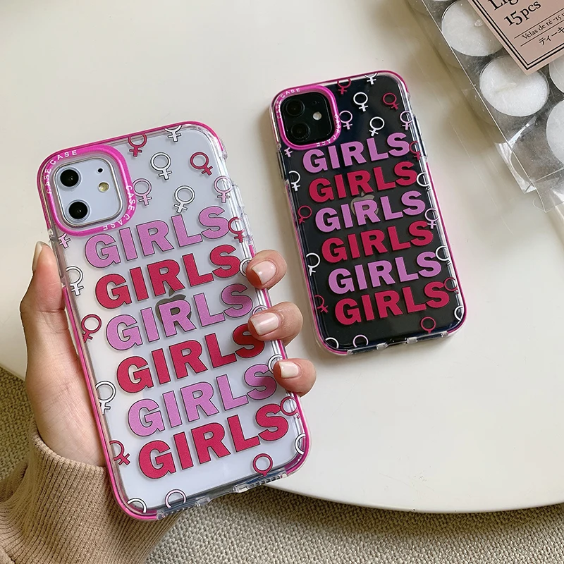 Cool Pink Girls Phone Cover for iphone 12 Mini 11 Pro Max 6 s X XR XS Max Soft Silicone Transparent Case For iPhone 7 8 plus
Cool Pink Girls Phone Cover for iphone 12 Mini 11 Pro Max 6 s X XR XS Max Soft Silicone Transparent Case For iPhone 7 8 plus