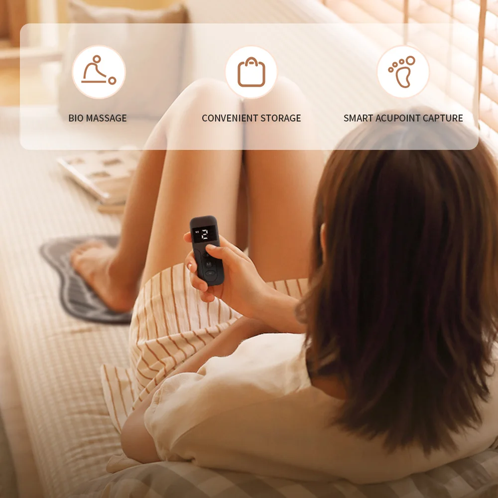 Wireless Feet Leg Muscle Stimulator terapia fisica massager massageador pes muscular USB Recharge Foot Massager Mat Cushion
Wireless Feet Leg Muscle Stimulator terapia fisica massager massageador pes muscular USB Recharge Foot Massager Mat Cushion