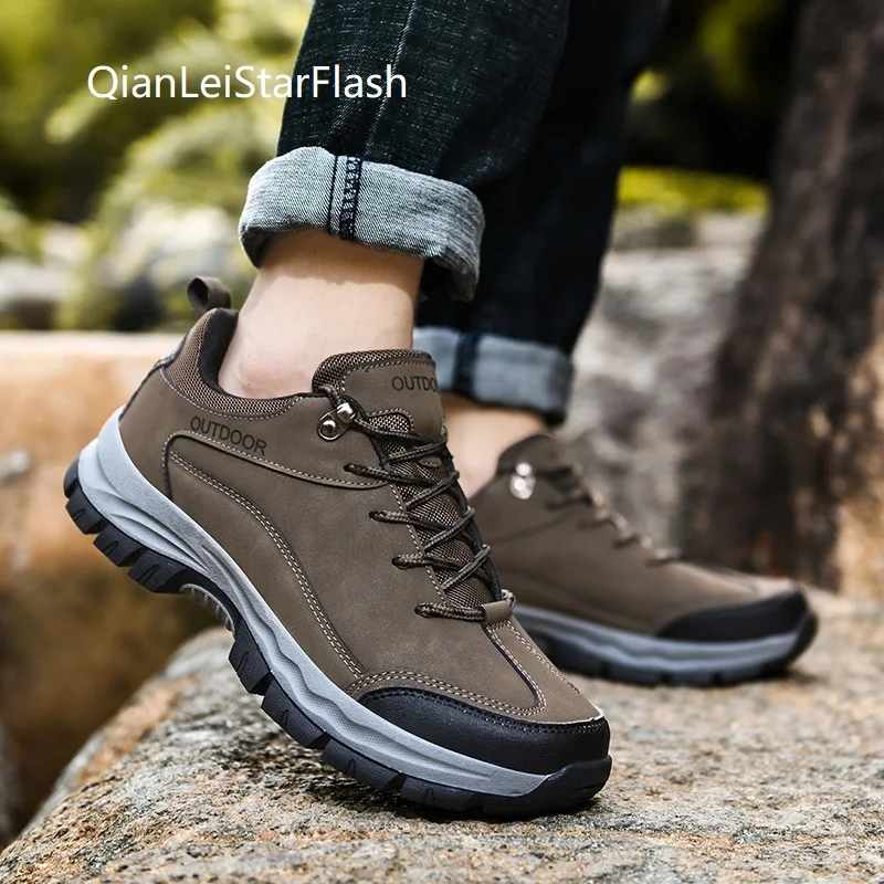 Mens Outdoor 2021 Mountain Hiking Shoes Spring Anti-Slippery Rubber Sports Shoes Hiking Trainers Big Boys Large Size 39-48
Mens Outdoor 2021 Mountain Hiking Shoes Spring Anti-Slippery Rubber Sports Shoes Hiking Trainers Big Boys Large Size 39-48