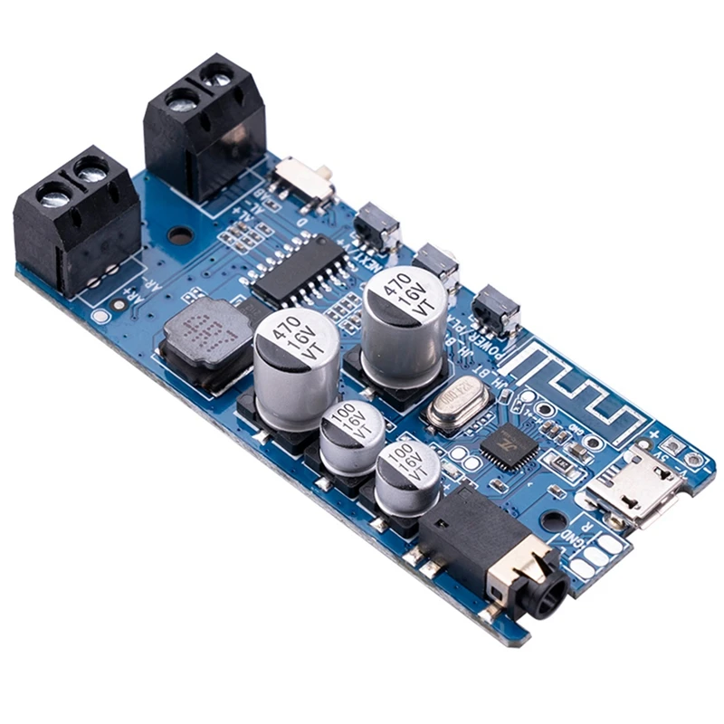 Bluetooth V5.0 Stereo Power Amplifier Board Digital DIY Power Amplifier Board Mini Microphone Power Amplifier Board
Bluetooth V5.0 Stereo Power Amplifier Board Digital DIY Power Amplifier Board Mini Microphone Power Amplifier Board