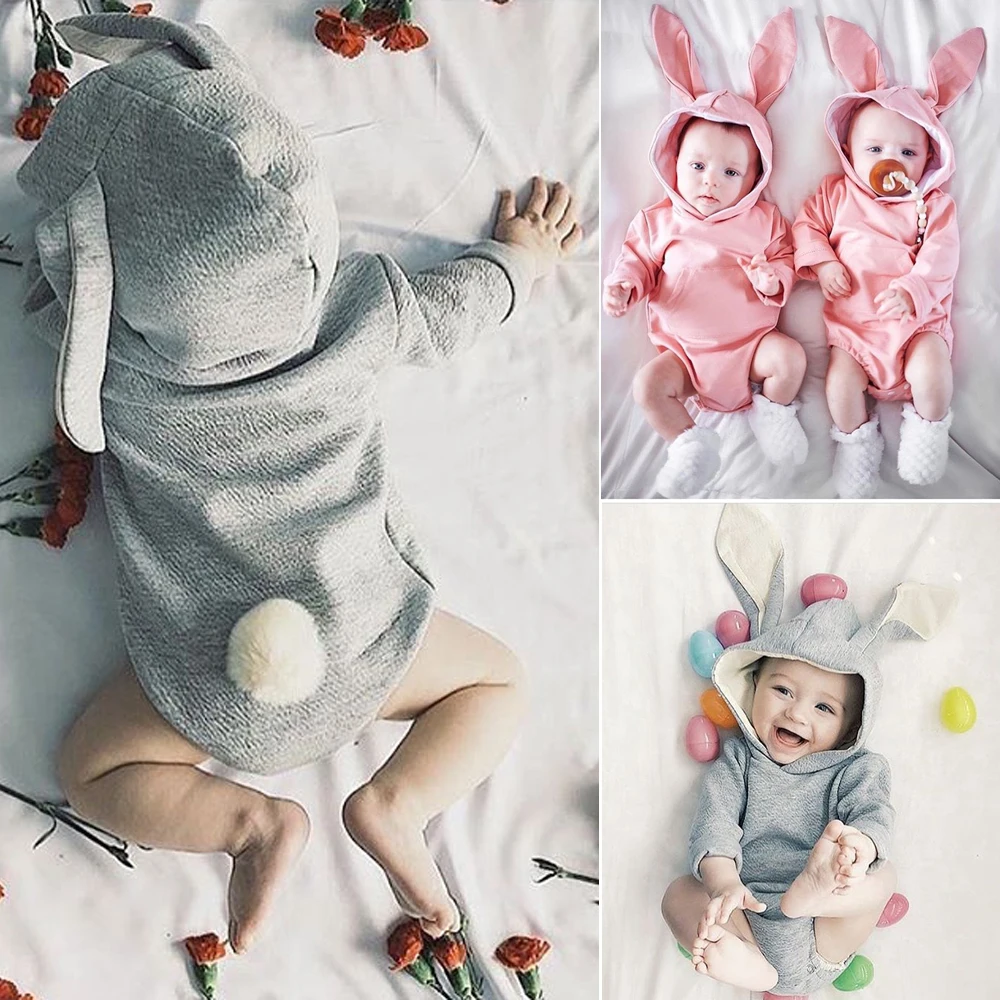 Baby Girl Long Sleeve Hooded Rabbit Bodysuit Romper 0-24M Newborn Infant Toddler Casual Cotton Solid Bunny Jumpsuit Outfits
Baby Girl Long Sleeve Hooded Rabbit Bodysuit Romper 0-24M Newborn Infant Toddler Casual Cotton Solid Bunny Jumpsuit Outfits
