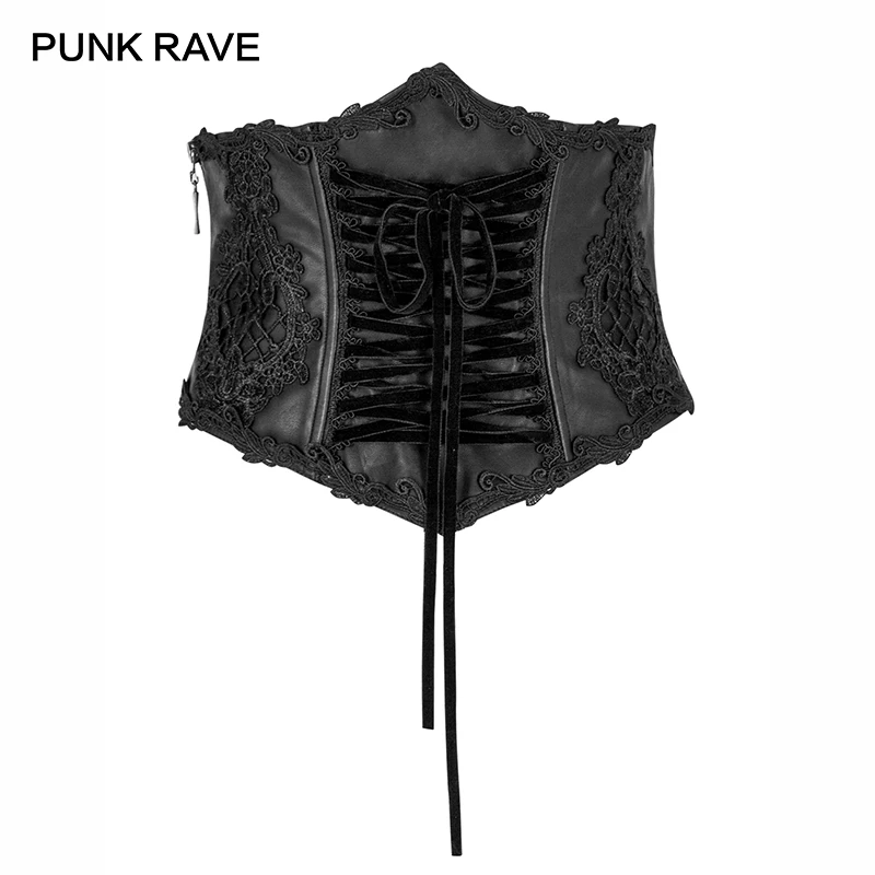 PUNK RAVE Gothic Harness Brocade Draw String Women Leather Corset Lolita Embroidery Bandage Stage Performance Black Sexy Belt
PUNK RAVE Gothic Harness Brocade Draw String Women Leather Corset Lolita Embroidery Bandage Stage Performance Black Sexy Belt